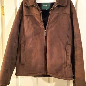 David Taylor faux suede jacket m
